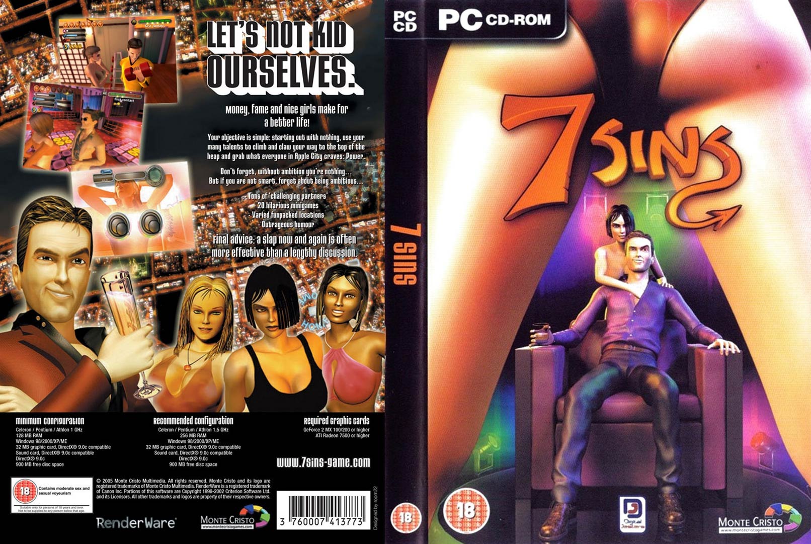 7 Sins - DVD obal