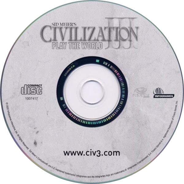 Civilization 3: Gold Edition - CD obal