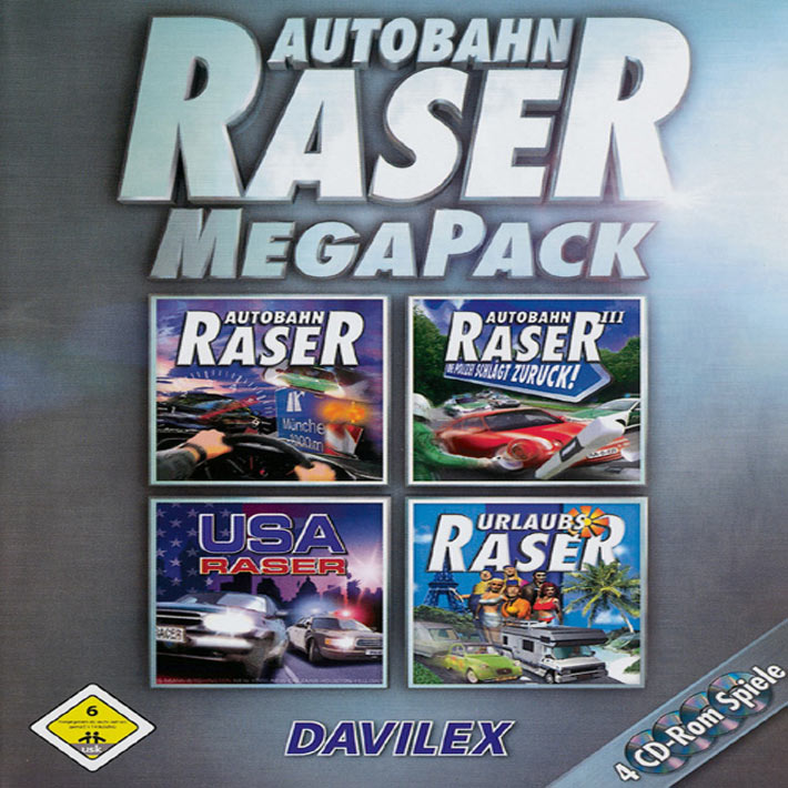 Autobahn Raser: MegaPack - predn CD obal