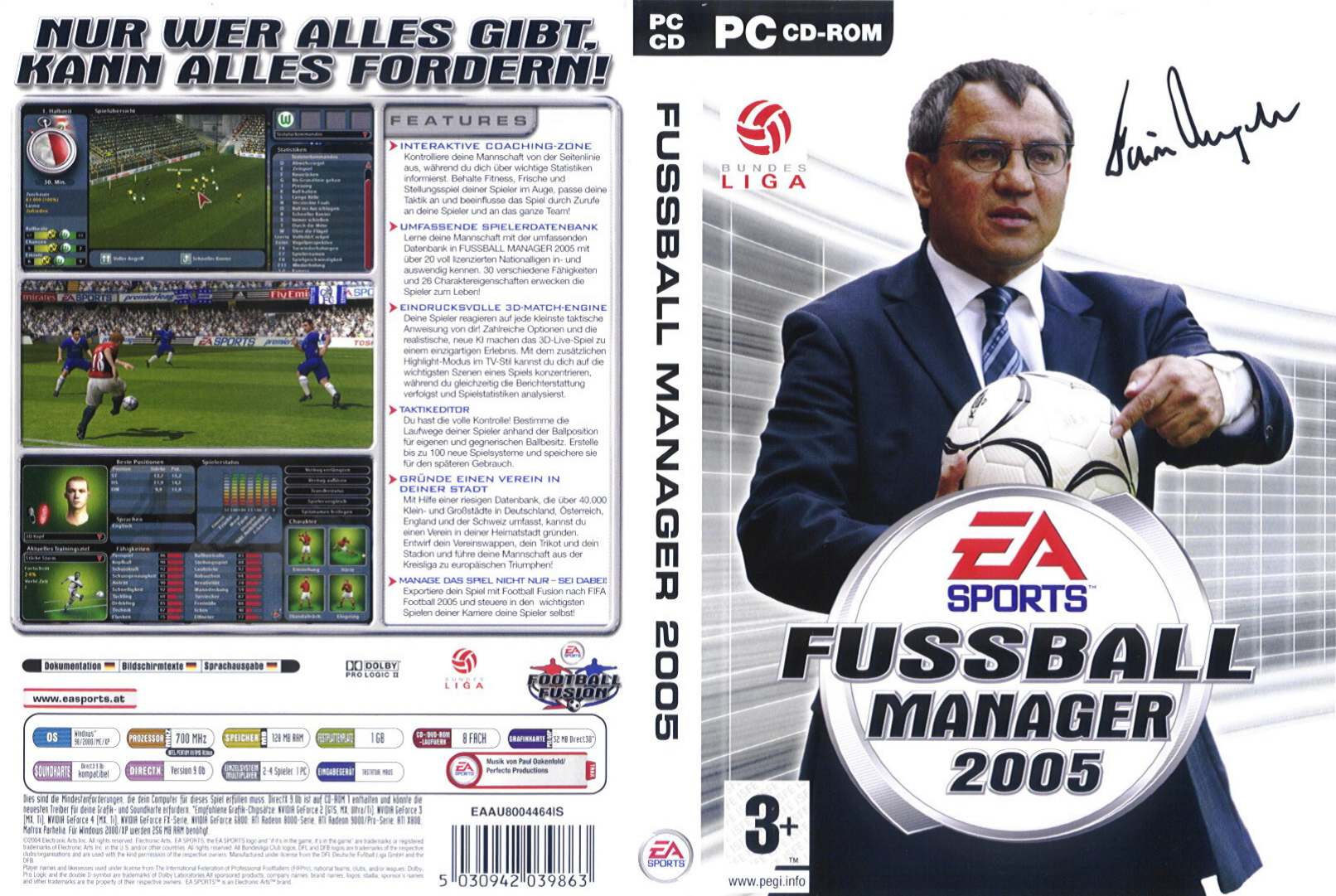 Fussball Manager 2005 - DVD obal