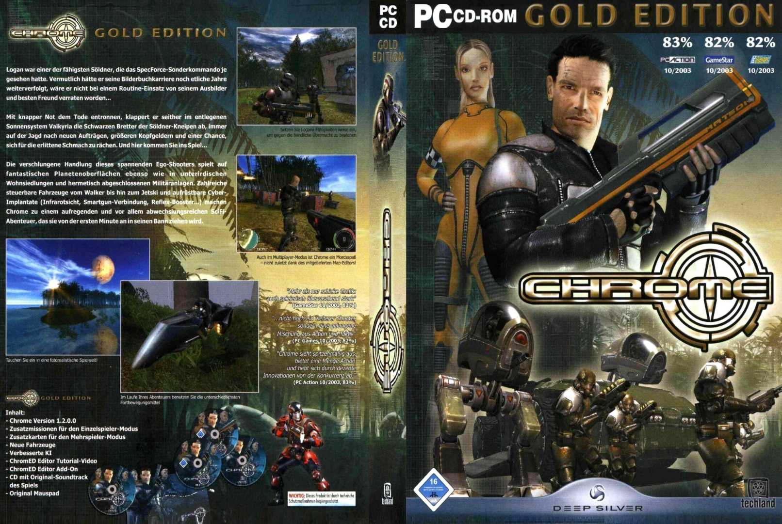 Chrome: Gold Edition - DVD obal
