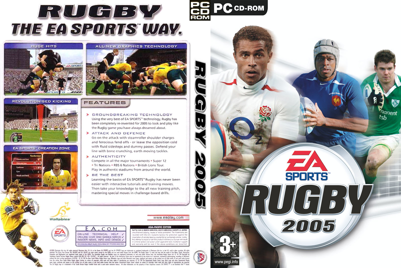 Rugby 2005 - DVD obal