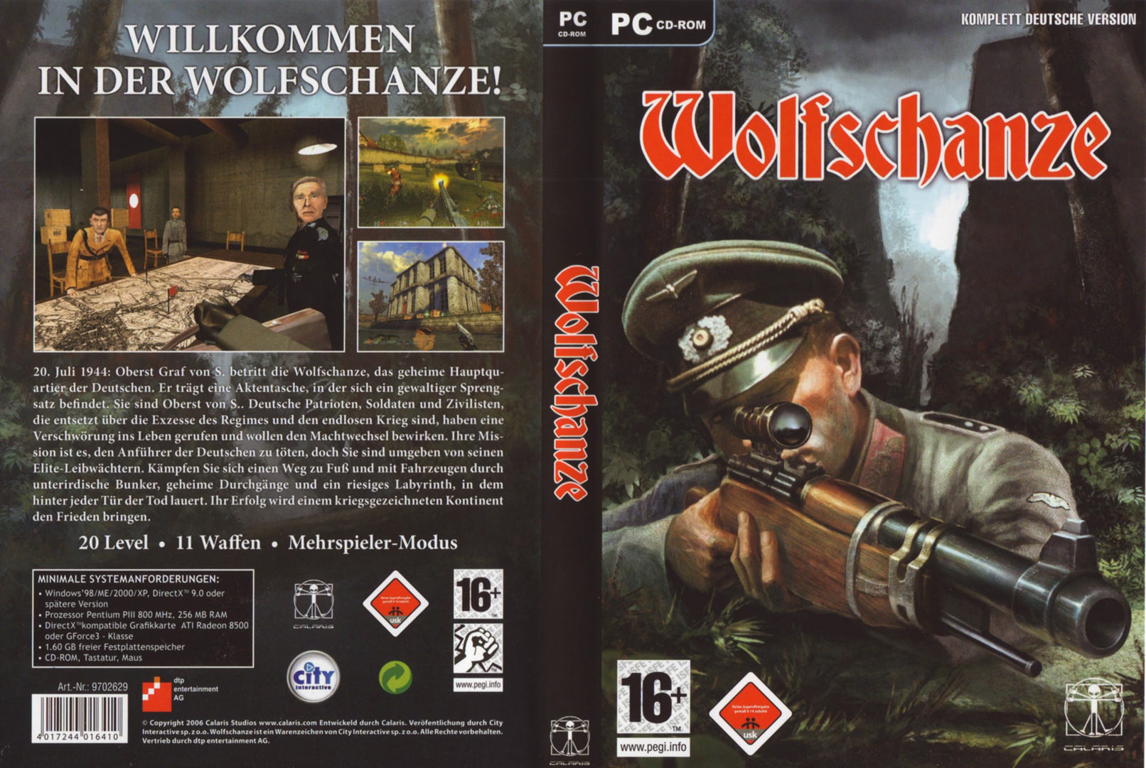 Wolfschanze 1944: The Final Attempt - DVD obal