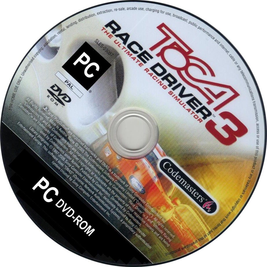 ToCA Race Driver 3 - CD obal