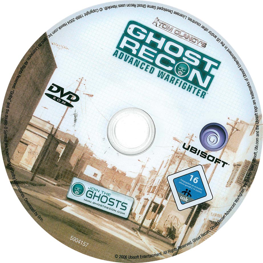 Ghost Recon 3: Advanced Warfighter - CD obal 2