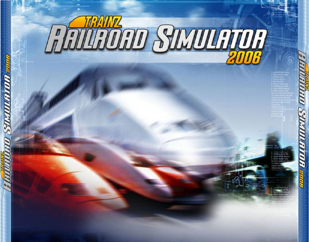 Trainz Railroad Simulator 2006 - zadn CD obal
