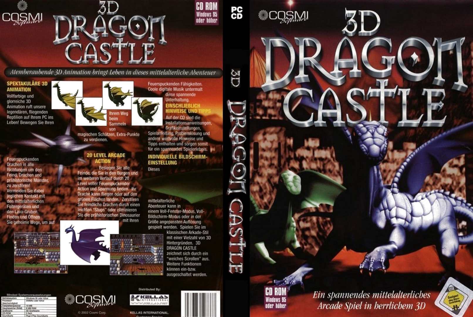 3D Dragon Castle - DVD obal