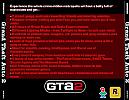 Grand Theft Auto 2 - zadn CD obal