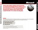 Microsoft Baseball 3D 1998 Edition - zadn CD obal