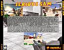 Serious Sam: The First Encounter - zadn CD obal