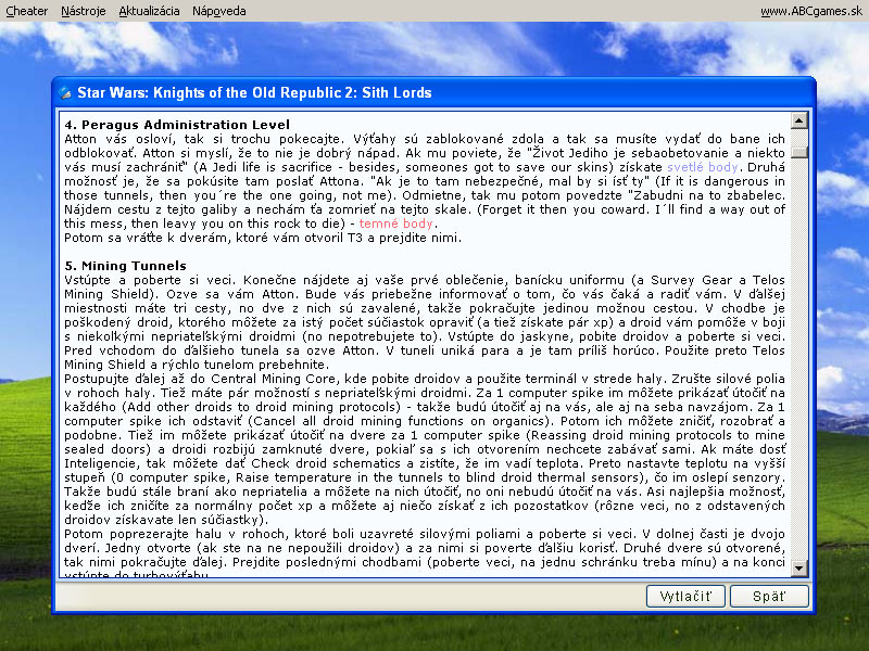 Windows XP - ABCgames Cheater skin - poloka