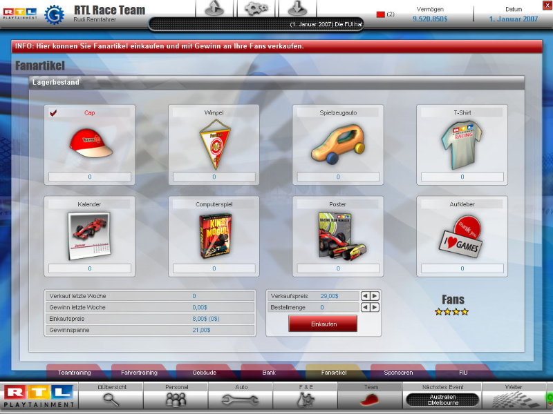 RTL Racing Team Manager - screenshot 13