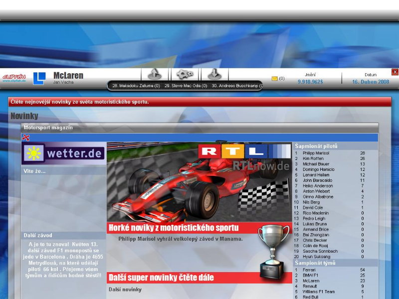 RTL Racing Team Manager - screenshot 5