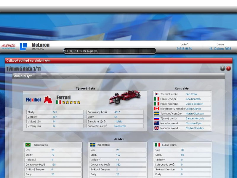 RTL Racing Team Manager - screenshot 3