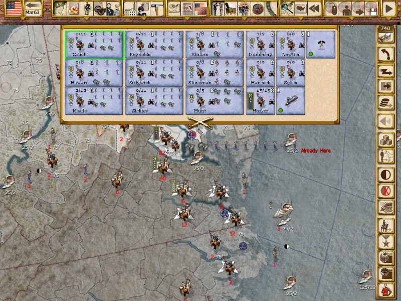 Gary Grigsby's War Between the States - screenshot 8
