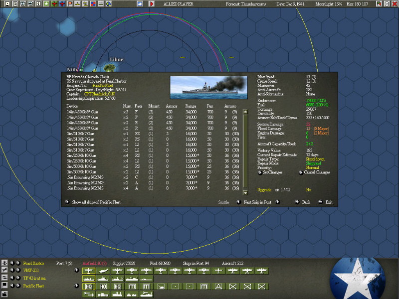 War in the Pacific: Admiral's Edition - screenshot 13
