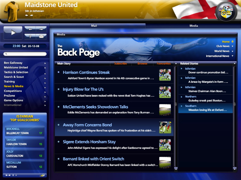 Championship Manager 2009 - screenshot 3