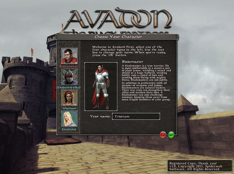 Avadon: The Black Fortress - screenshot 1