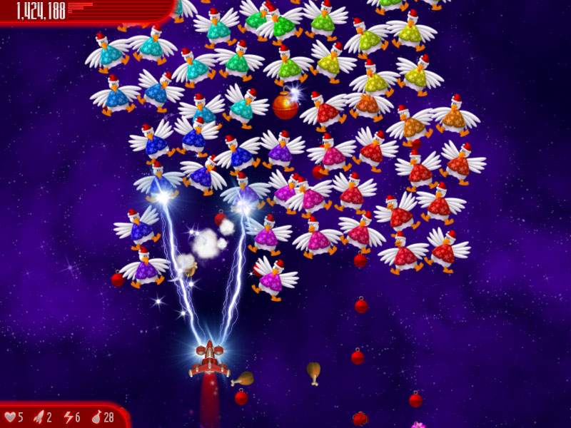 Chicken Invaders 4: Ultimate Omelette (Christmas Edition) - screenshot 1