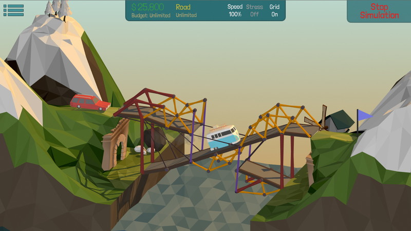 Poly Bridge - screenshot 3