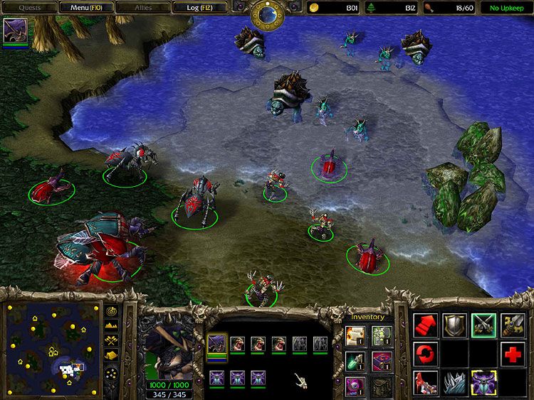WarCraft
3: The Frozen Throne - screenshot