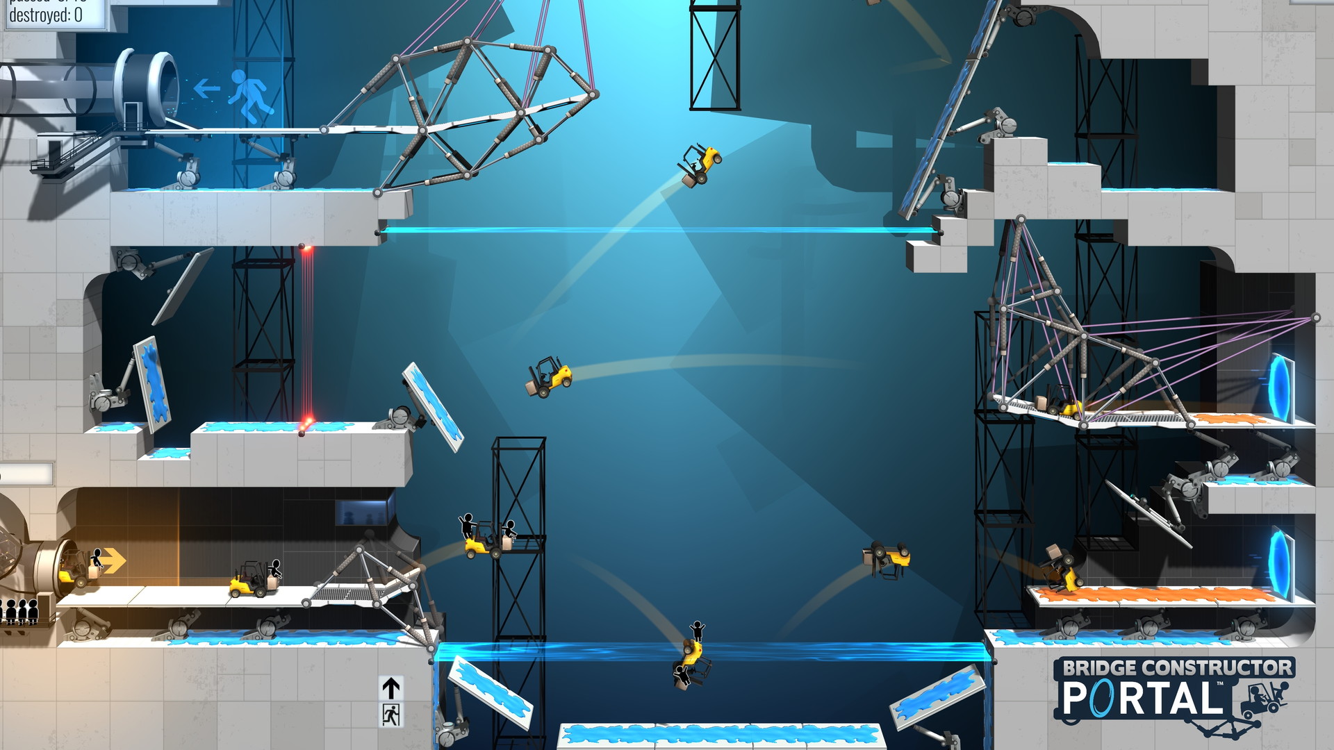 Bridge Constructor Portal - screenshot 5