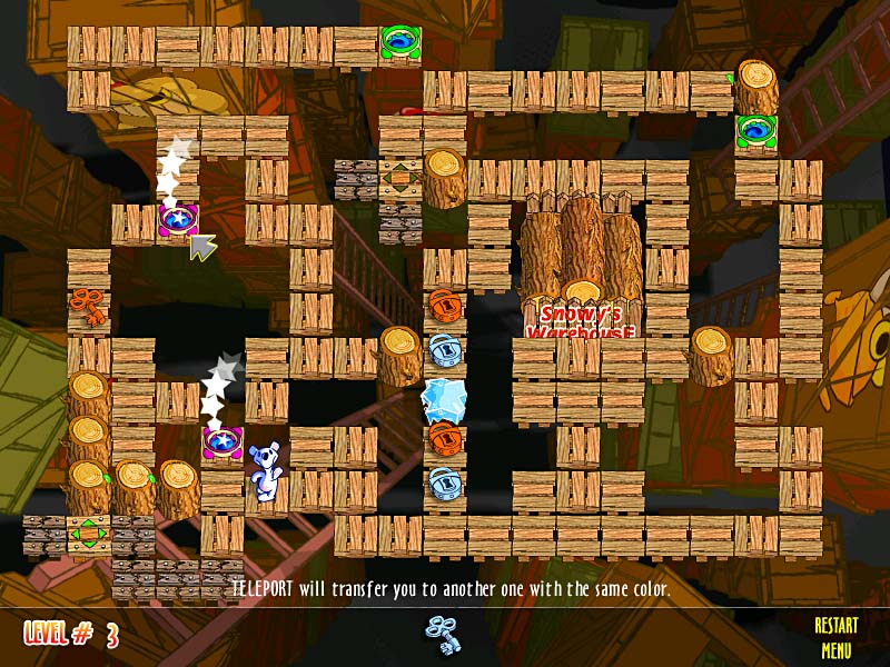Snowy: Puzzle Islands - screenshot 4