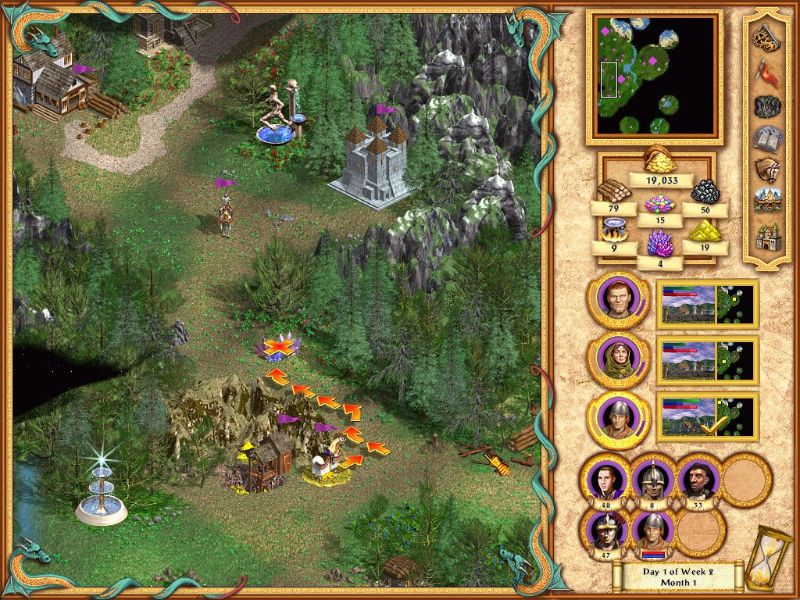 Heroes of Might & Magic 4 - screenshot 1