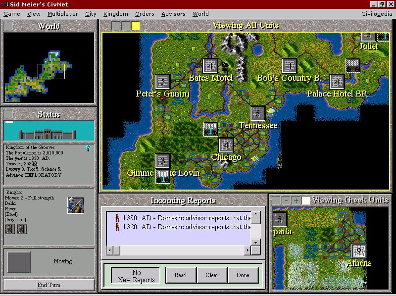 Sid Meier's CivNet - screenshot 1