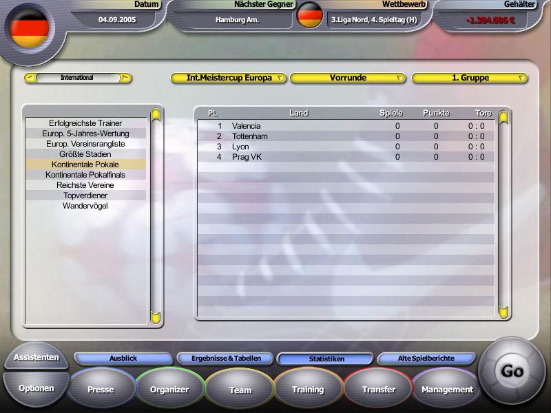 Anstoss 2005 - screenshot 3