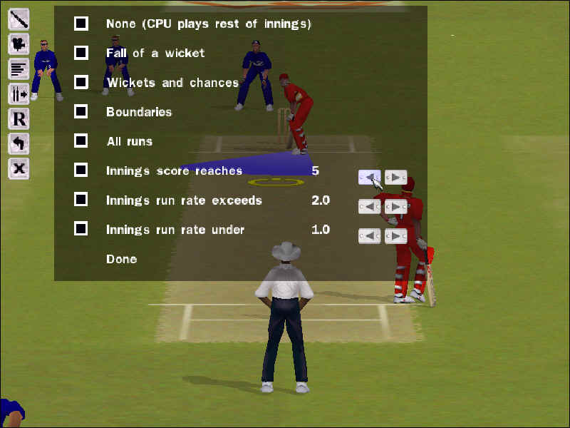Cricket Wold Cup: England 99 - screenshot 5