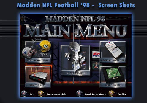 Madden NFL 98 - screenshot 3