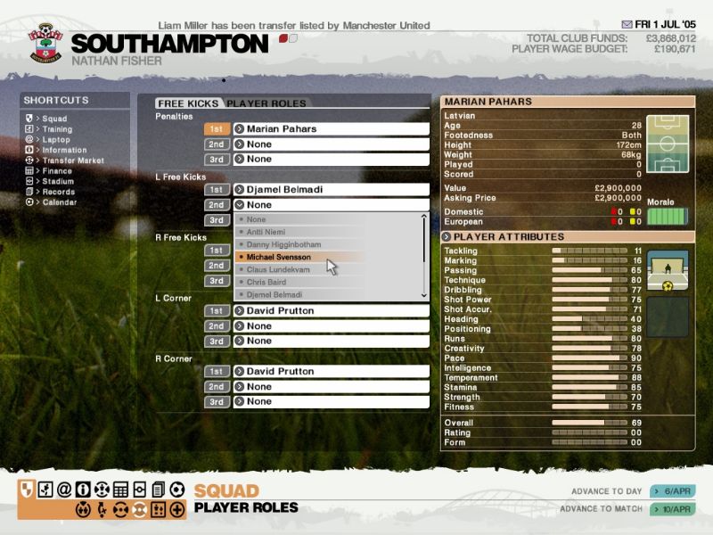 LMA Manager 2006 - screenshot 12