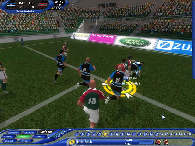 Pro Rugby Manager 2004 - screenshot 2