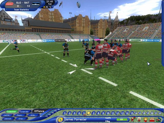 Pro Rugby Manager 2004 - screenshot 1