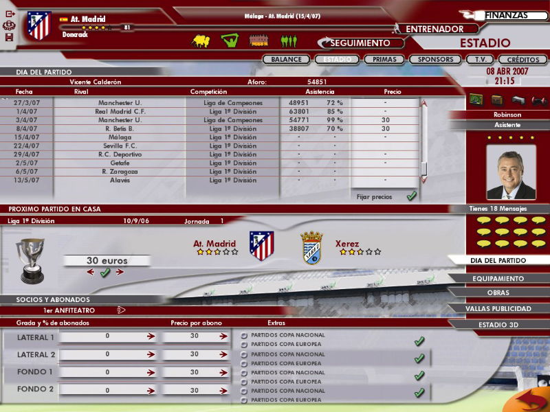 Professional Manager 2006 - screenshot 8