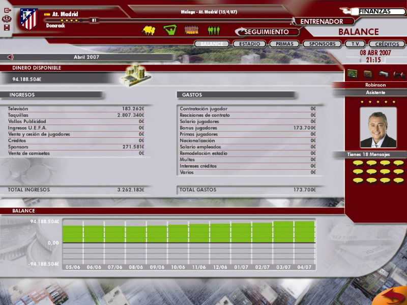 Professional Manager 2006 - screenshot 7