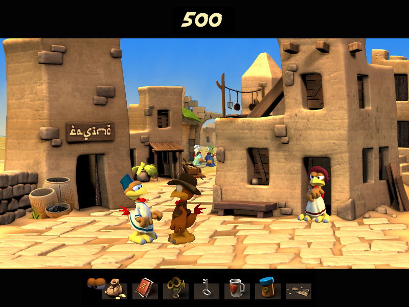 Moorhuhn Adventure 2 - Der Fuch des Goldes - screenshot 1