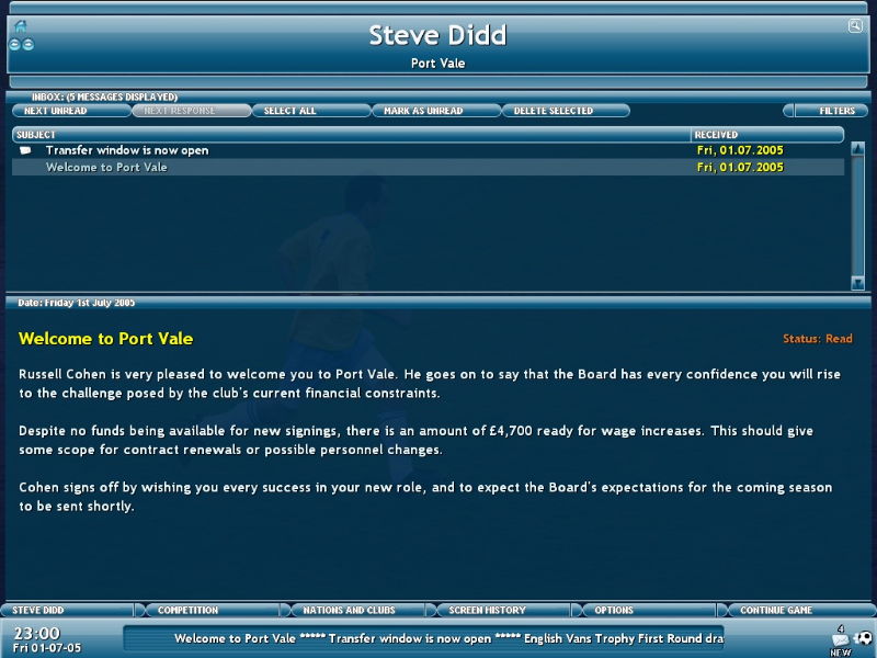 Championship Manager 2006 - screenshot 2