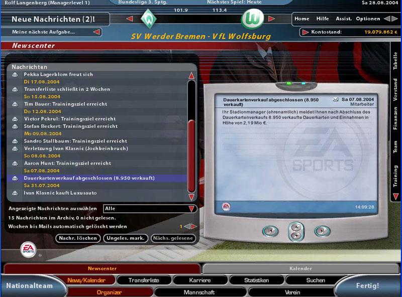 Total Club Manager 2005 - screenshot 27