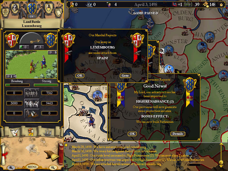Europa Universalis - screenshot 14