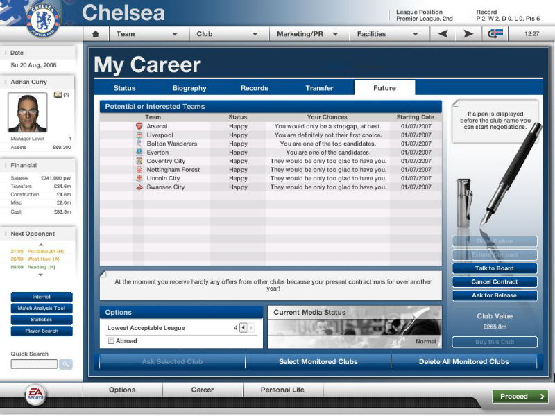 FIFA Manager 07 - screenshot 13