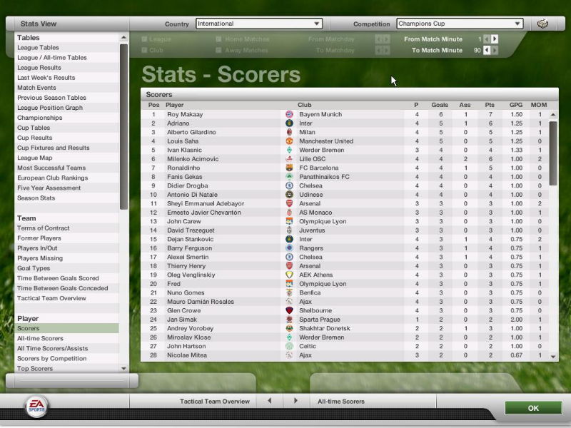 FIFA Manager 07 - screenshot 9