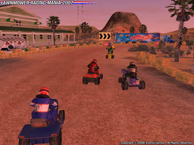 Lawnmower Racing Mania 2007 - screenshot 2