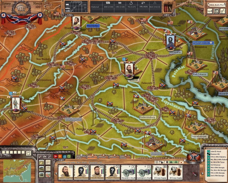 Ageod's American Civil War - The Blue and the Gray - screenshot 28