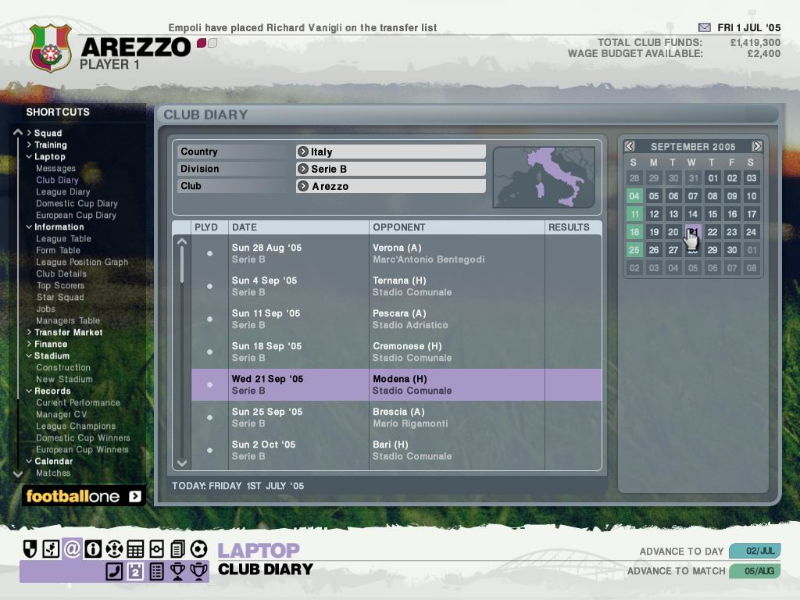 LMA Manager 2007 - screenshot 16