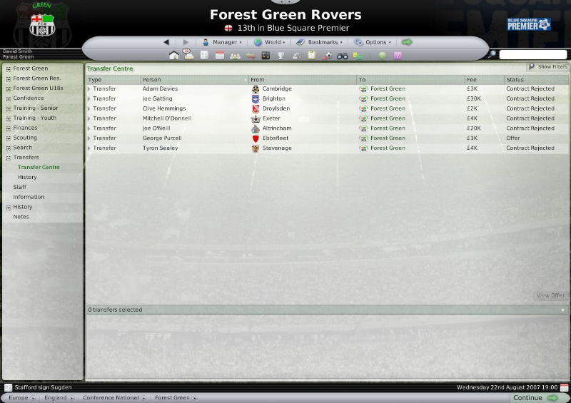 Football Manager 2008 - screenshot 14