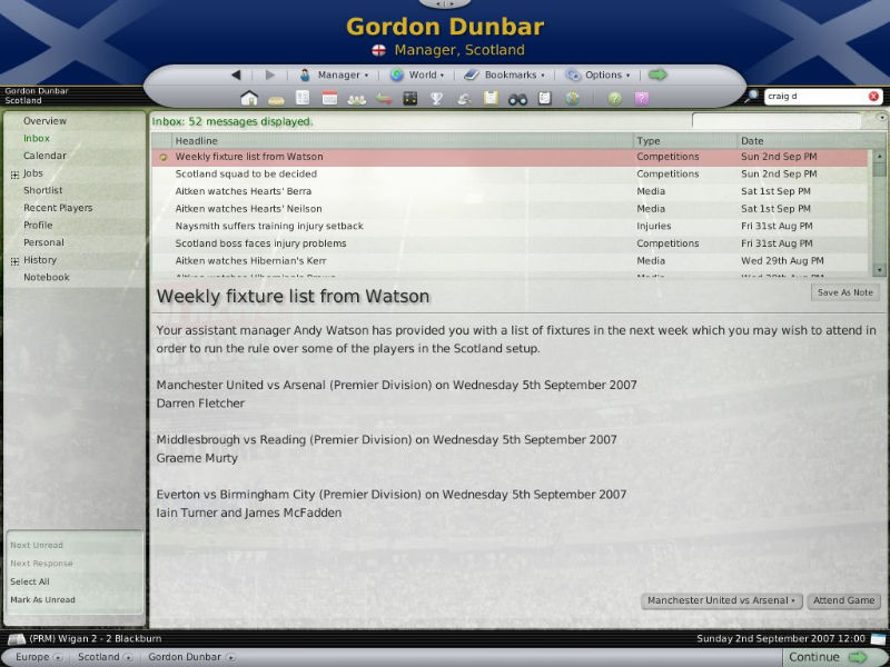 Football Manager 2008 - screenshot 12