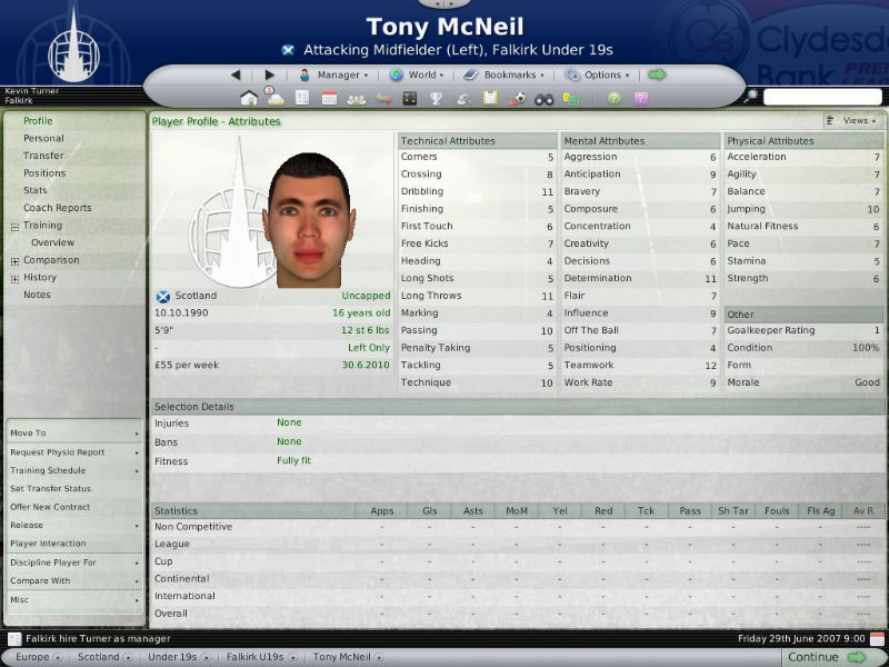 Football Manager 2008 - screenshot 1