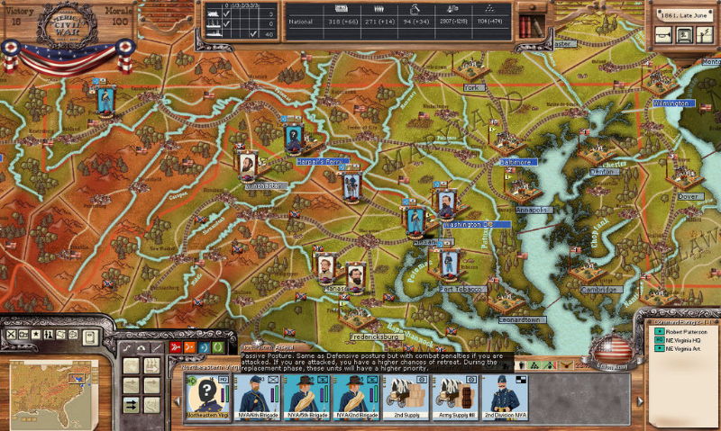 Ageod's American Civil War - The Blue and the Gray - screenshot 15